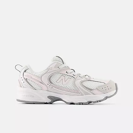 New Balance 530 Bungee Lace P5304AU Grigio-Rosa - Sneakers Junior Ragazza