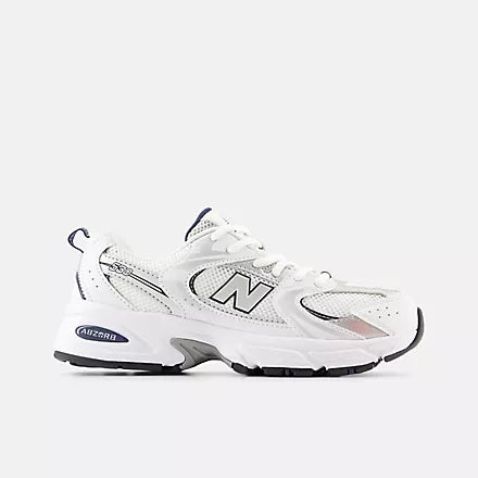New Balance 530 Lace Lifestyle Sneakers Junior Bianco Argento - GR530SB1