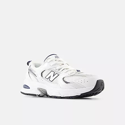 New Balance 530 Lace Lifestyle Sneakers Junior Bianco Argento - GR530SB1