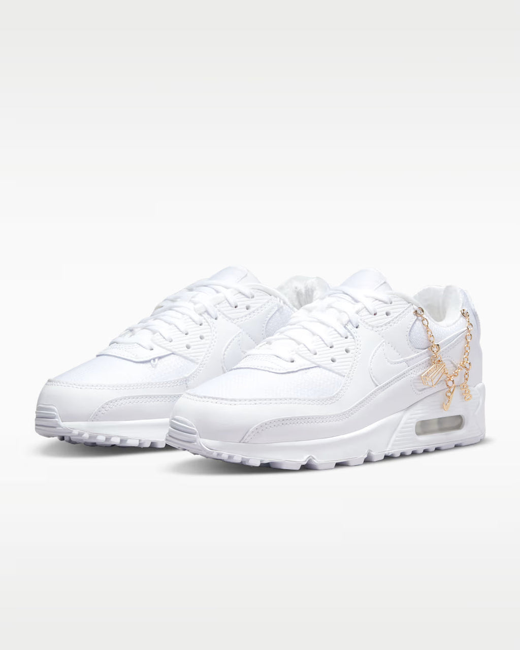 Nike Air Max 90 Premium Sneakers Donna Bianca - DH0569-100