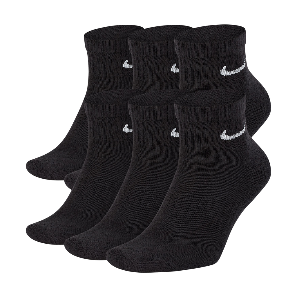 Nike Calze Everyday Cushioned SX7669-010 Training Unisex Nero 6 Paia