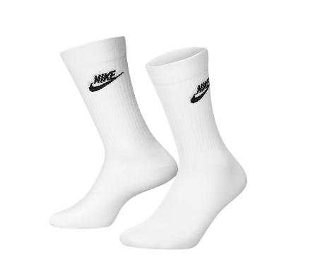 Nike Everyday Essential DX5025-100 Calze Mid-Length Bianche 3 Paia