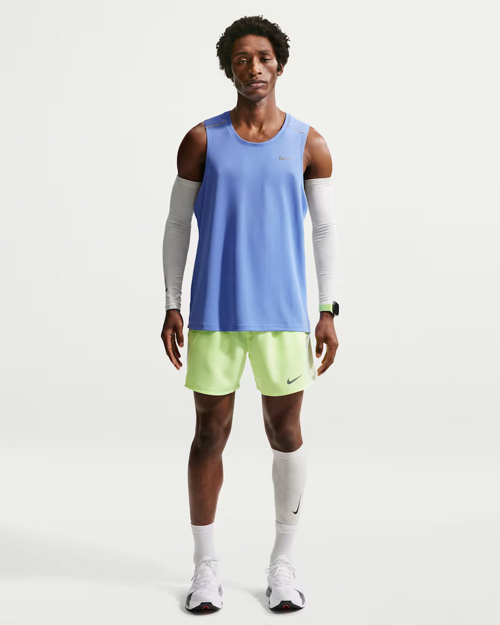 Nike Canotta Running Uomo Miler Blu Royal - IF2018-494