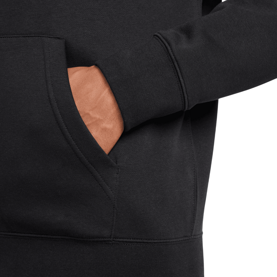 Nike Club Fleece Felpa Full-Zip Hoodie - FN3861-010 Nero