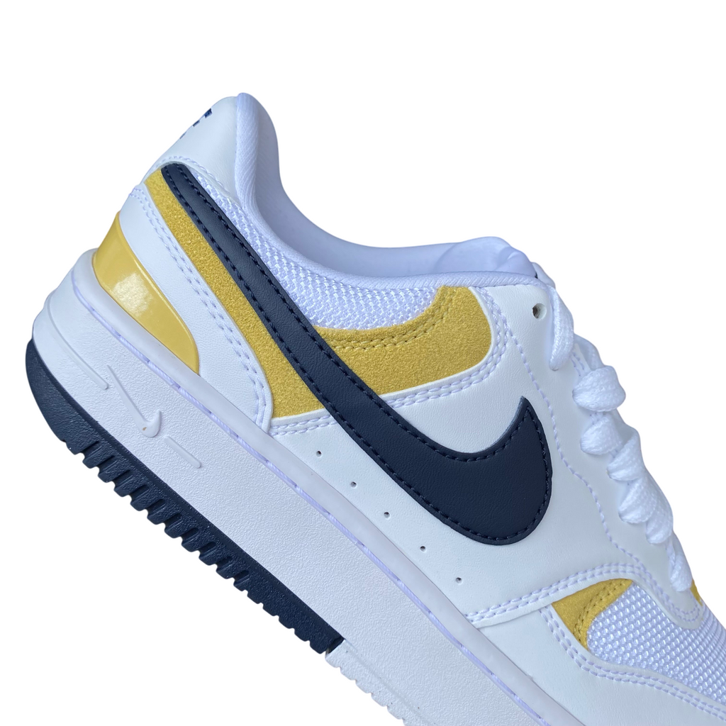 Nike HJ5997-101 Gamma Force Bianco-Giallo - Sneakers Donna Platform