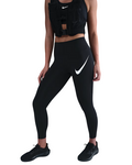 Nike Leggings Running Donna 7/8 Tempo Swoosh HV2304-010 Nero