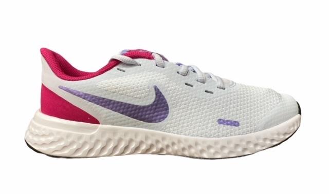 Scarpe Running Nike Revolution 5 GS Ragazza Grigio Viola - Junior