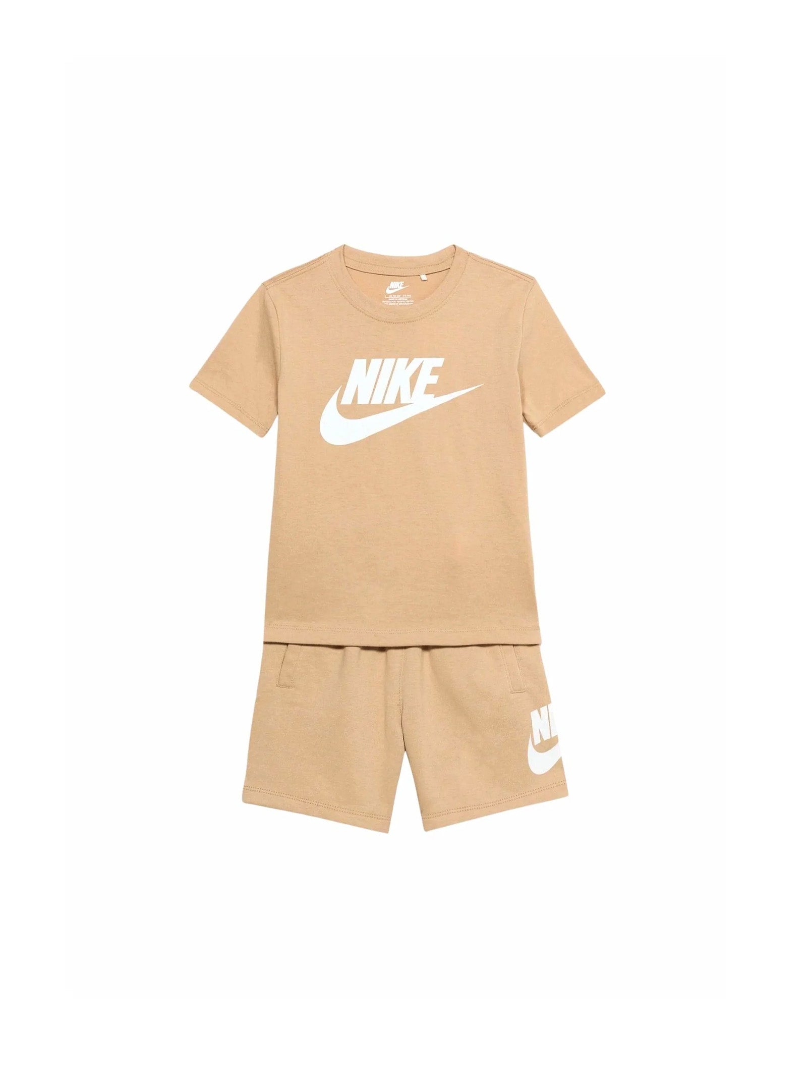 Nike Completo Sportivo Ragazzo Futura Tee Beige - 86L596-X0L