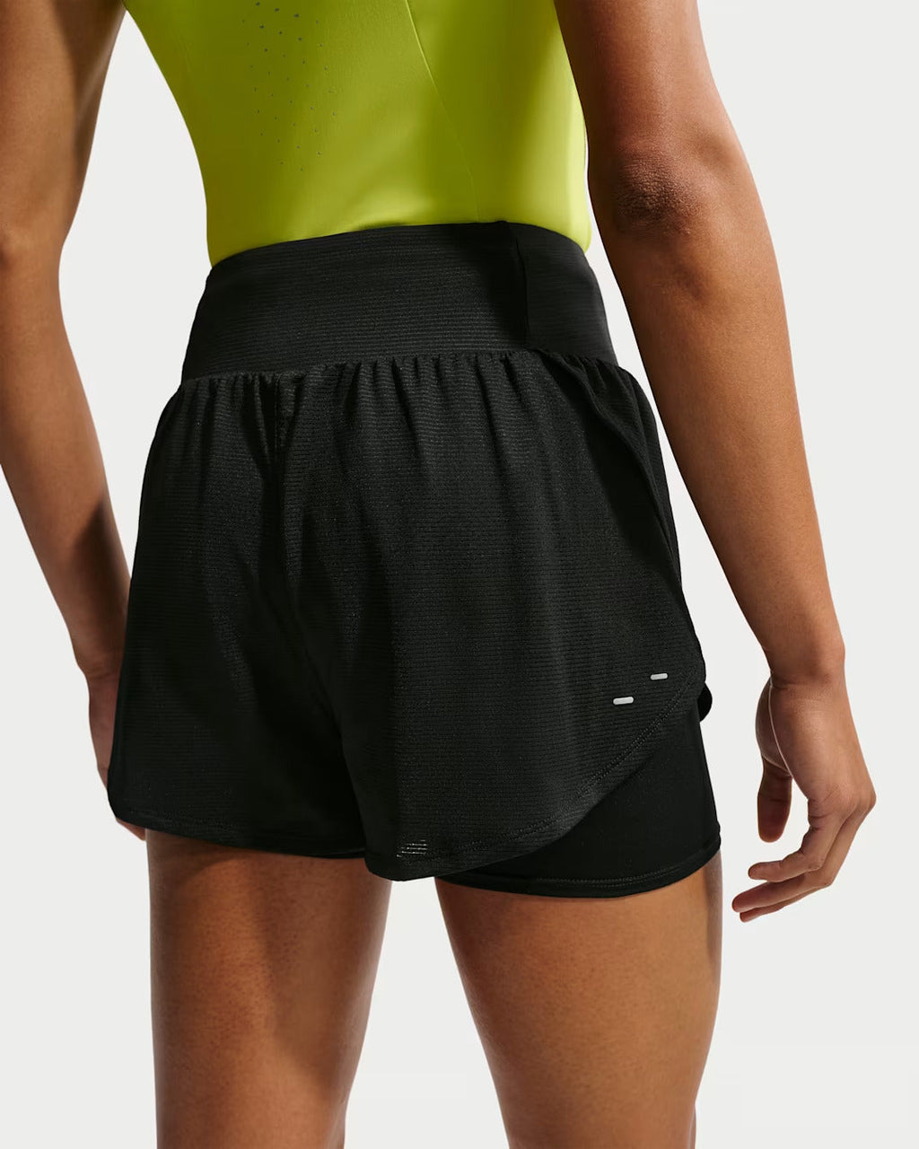 Nike Pantaloncino Running 2in1 Donna Dri-FIT Flow Nero - IF7518-010