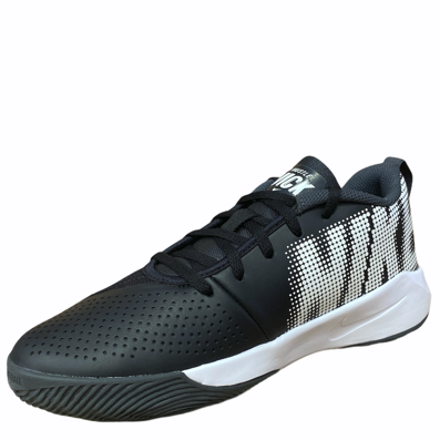 Nike Scarpa Basket Team Hustle Quick 2 AT5298-002 Nero Bianco Junior