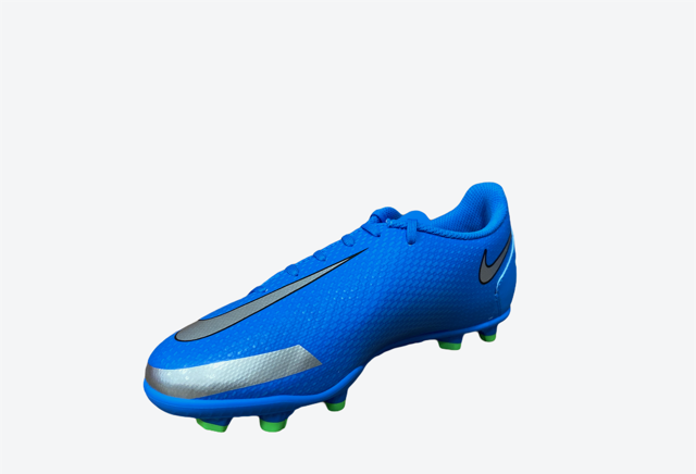 Nike Phantom GT Club FG/MG Scarpe Calcio Junior Blu Argento