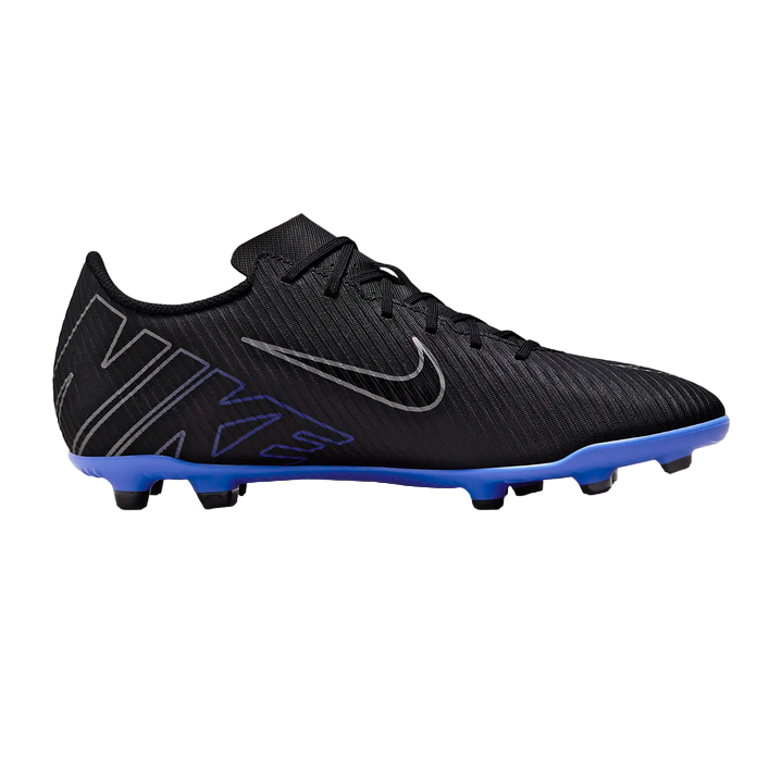 Nike Vapor 15 Club FG/MG Scarpe Calcio Uomo Nero Azzurro
