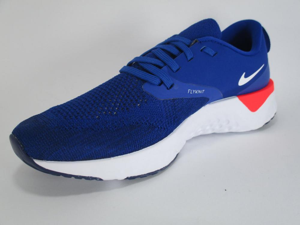 Nike Odyssey React 2 Flyknit AH1015 400 - Scarpe Running Uomo Blu | 826220779577