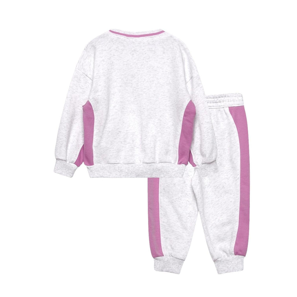 Nike Tuta Baby Color Blocked 36N697-X58 Grigio Rosa