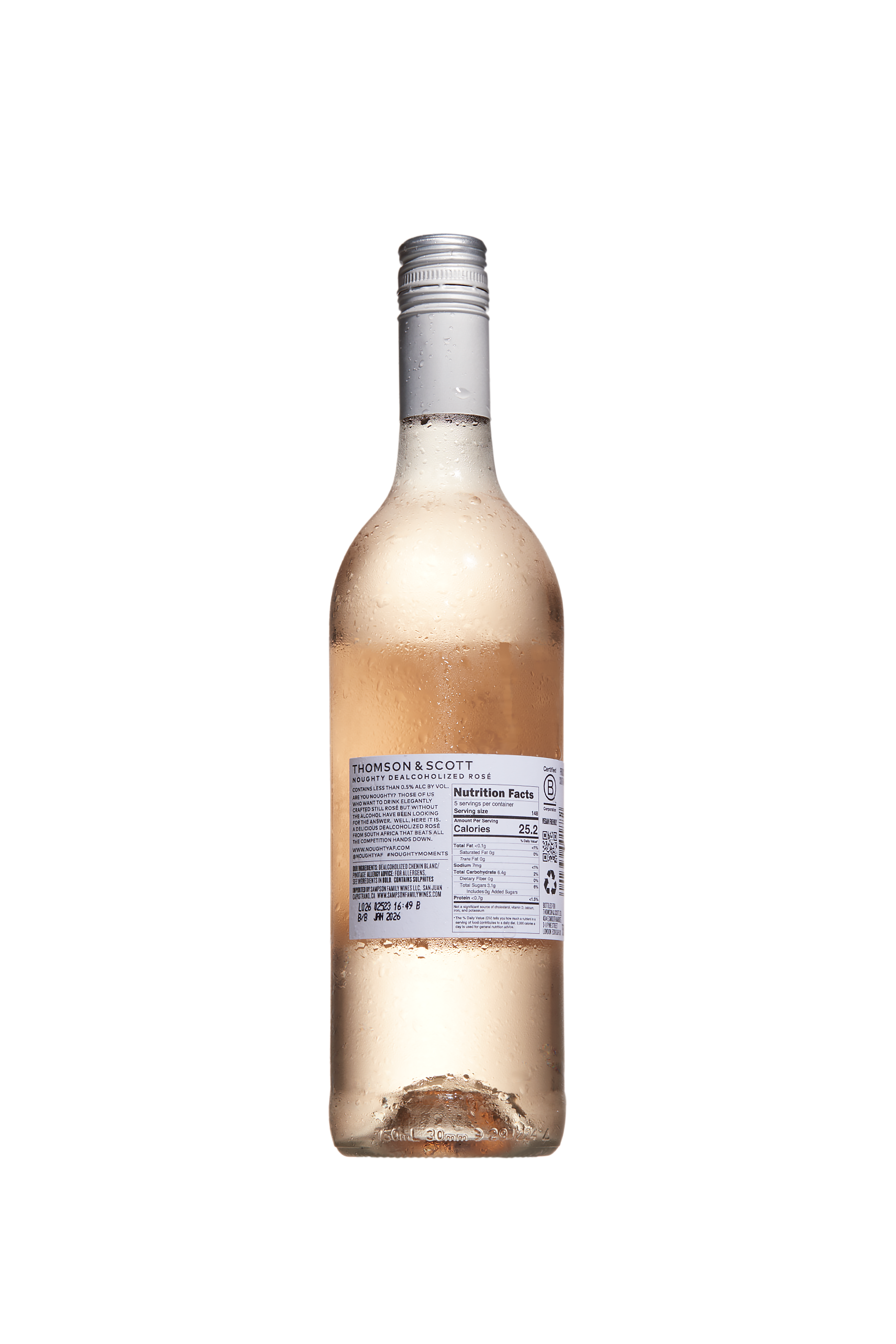 Thomson & Scott - "Noughty" Rosé NV