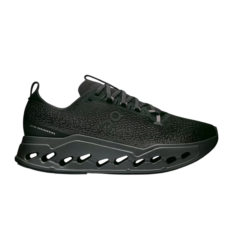 On Cloudsurfer Max Uomo Nero - Scarpe Running Ammortizzazione Extra