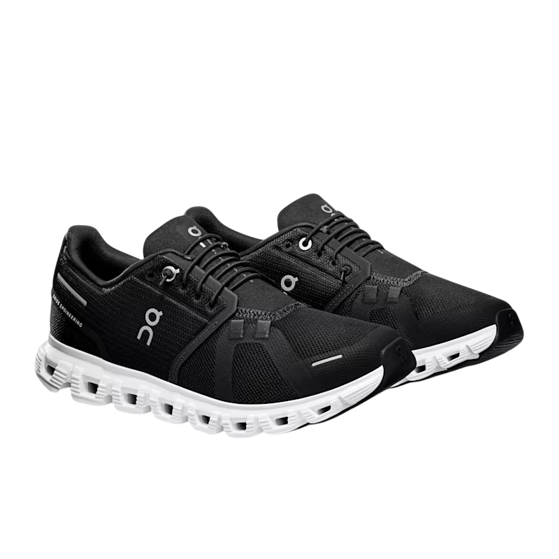 On Cloud 6 Uomo Nero Bianco - Scarpe Running Ammortizzazione CloudTec