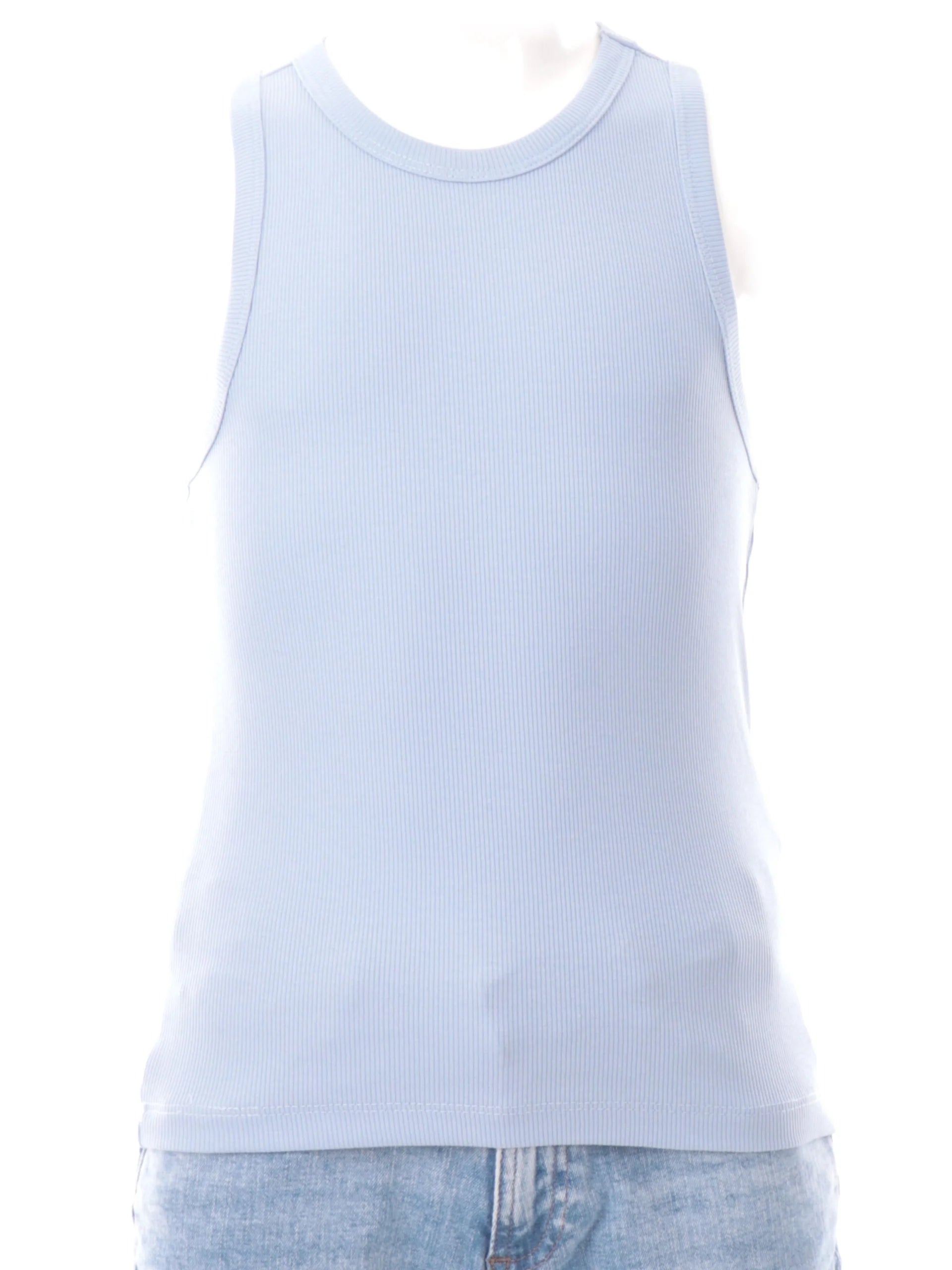 Only KOGJILL Canotta a Costine Ragazza Celeste - 15354635