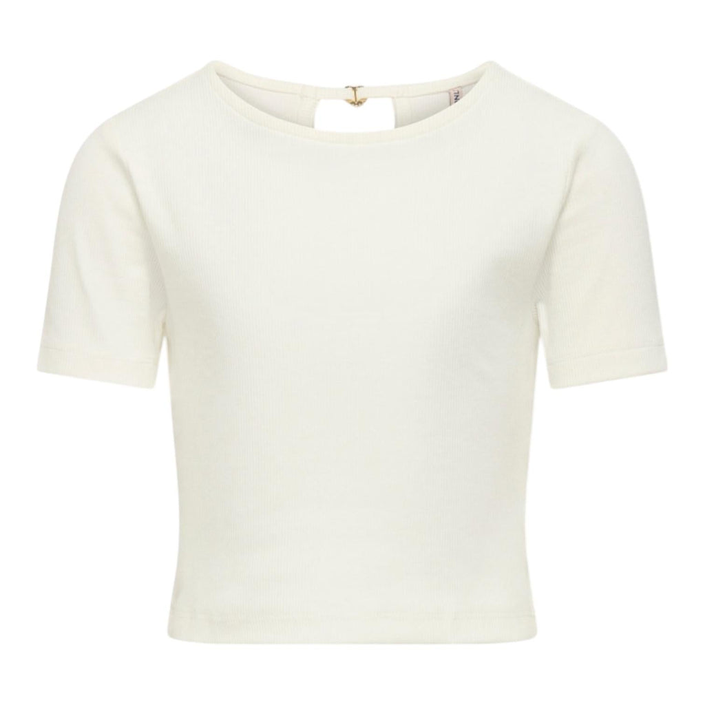 Only Maglietta Bambina Kogrene 15342476 Bianco Cotone