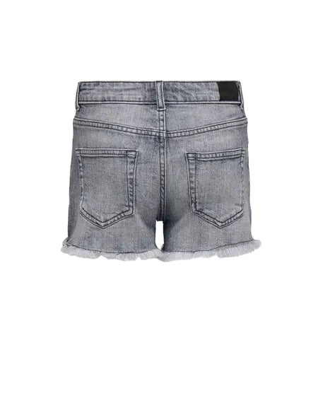 Only pantaloncino in denim da ragazza KOGROBYN Straight Fit 15291605 grigio medio