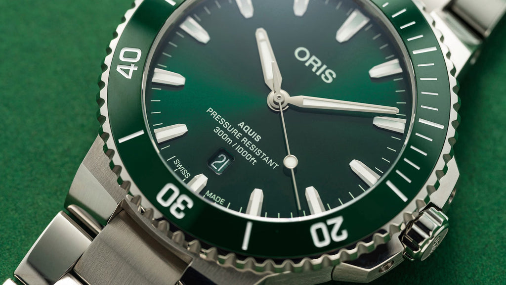 Oris Aquis Date Automatic Swiss Made Verde 43.5mm – 01 733 7789 4157-07 8 23 04PEB