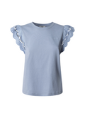 Pepe Jeans maglietta manica corta da donna Vic PL506067 516 celeste