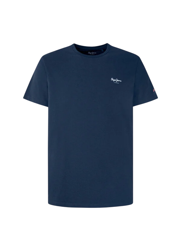 Pepe Jeans maglietta manica corta da uomo Original Basic PM508212 594 blu