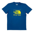 The North Face maglietta manica corta da uomo Foundation Graphic NF0A55EFM191 blu chiaro