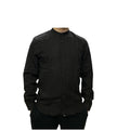 Censured camicia da uomo in lino collo coreana SM3693T LISM90 black