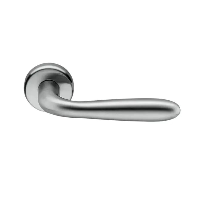 MANIGLIA PER PORTA PATRI CROMO SATINATO