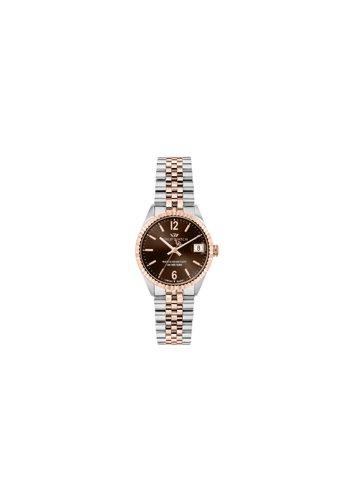 Philip Watch Caribe Donna Marrone – swiss made con data R8253597660