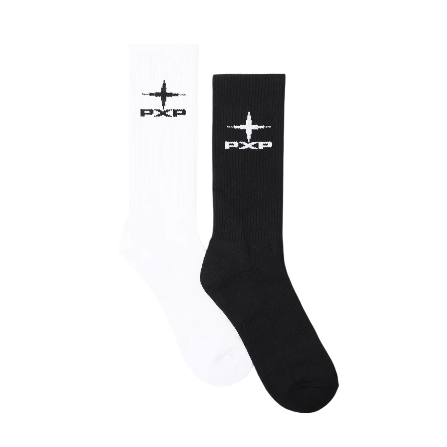 Project X Paris Calze Essentials CH25002 BKW Bianco Nero