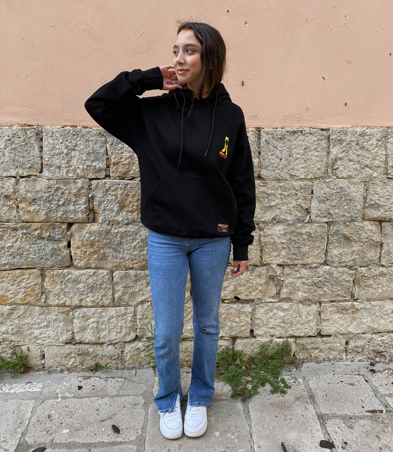 Propaganda Felpa Cappuccio Nightmare 273-01 Nero – Hoodie Unisex Streetwear
