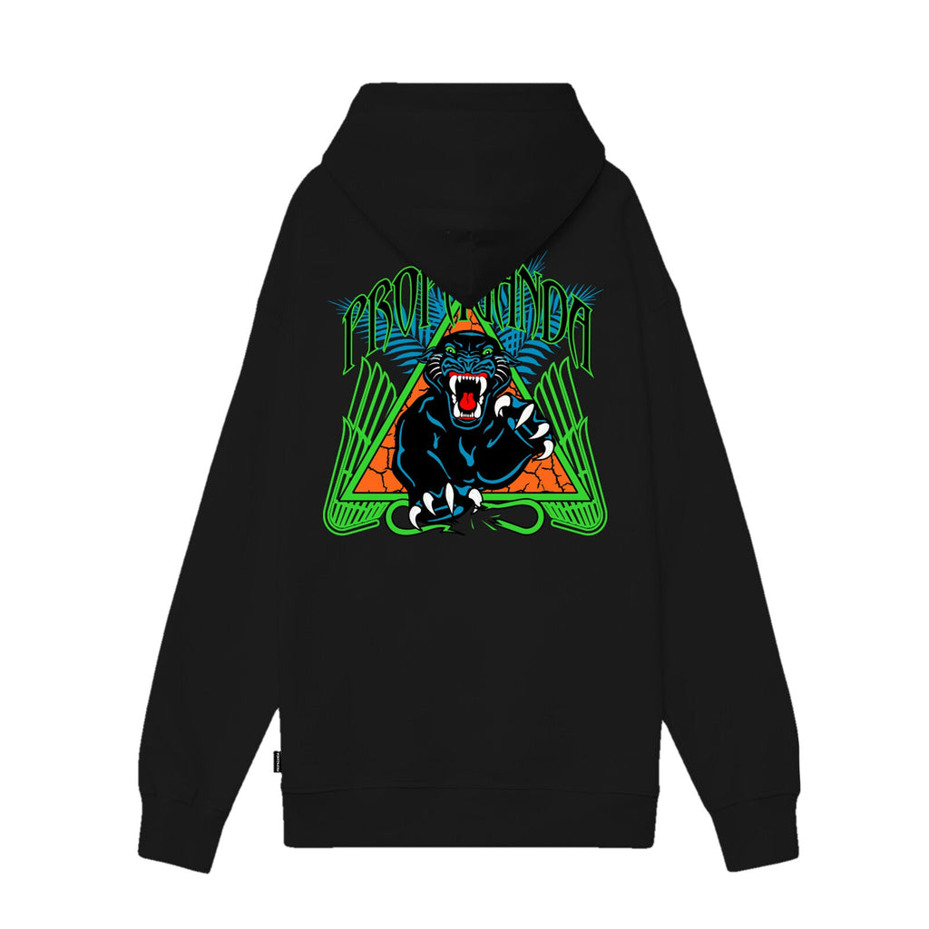 Propaganda Felpa Cappuccio Triangle Panther 8056897182871 Nero