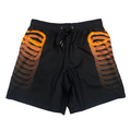 Propaganda costume Boxer da uomo Ribs Swimtruk 625 nero arancio