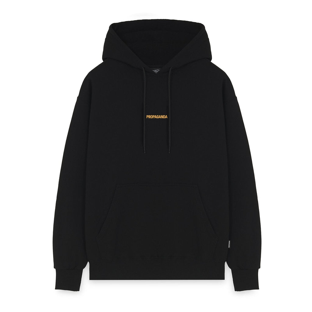 Propaganda felpa con cappuccio da uomo Ribs Atomic 24FWPRFE799-01 nero