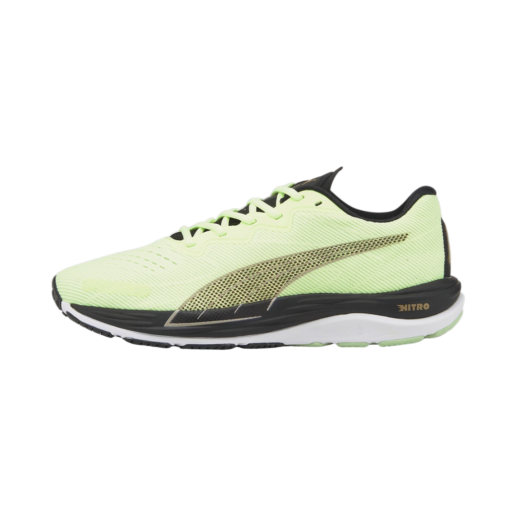Puma Velocity Nitro 2 Run 75 378529-01 Fast Yellow Black Scarpa Running Uomo Velocità