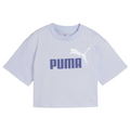 Puma Crop Top Ragazza 686071-47 Glicine Essential Logo Grande