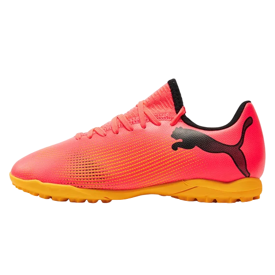 Puma Future 7 Play Calcetto Bambino 107737-03 Arancio Nero