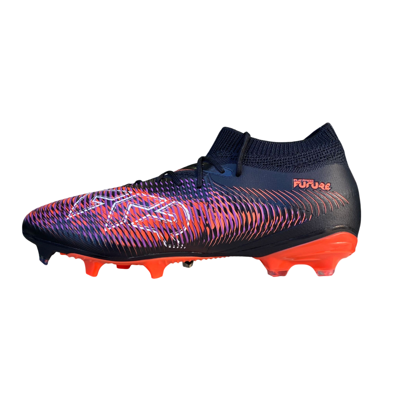 Puma Future 8 Match FG/AG Scarpe Calcio Uomo Nero Bianco Rosso