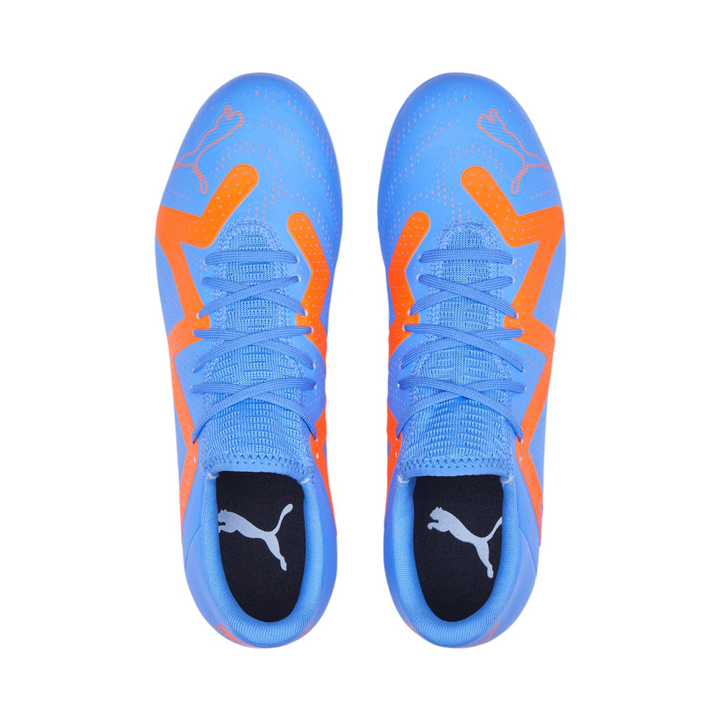 Puma scarpa da calcio da uomo Future Play MG 107190 01 blu bianco arancio