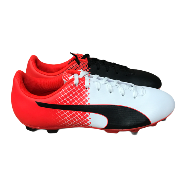 Puma scarpa da calcio da uomo evoSpeed 5.5 AG 103598 nero-bianco-rosso