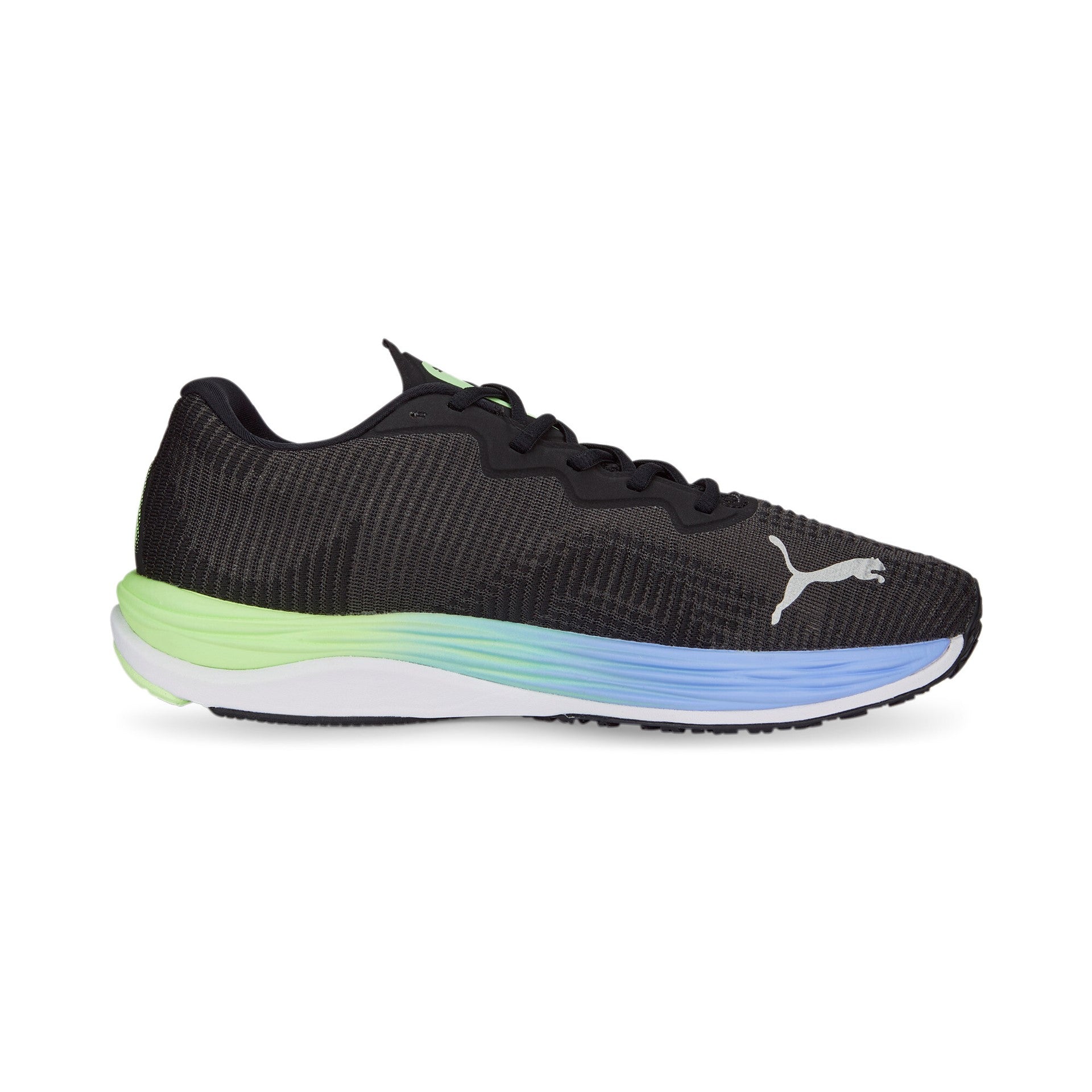 Puma Velocity Nitro Fade 378526 Scarpa Running Uomo Nero Viola