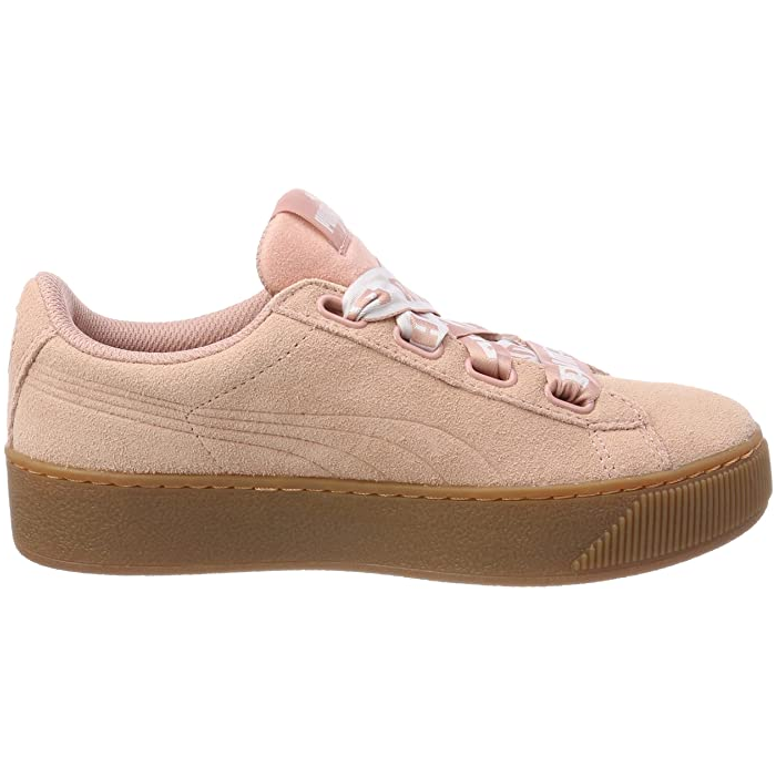 Puma Vikky Ribbon Bold 365314-02 Sneakers Donna Zeppa Pesca