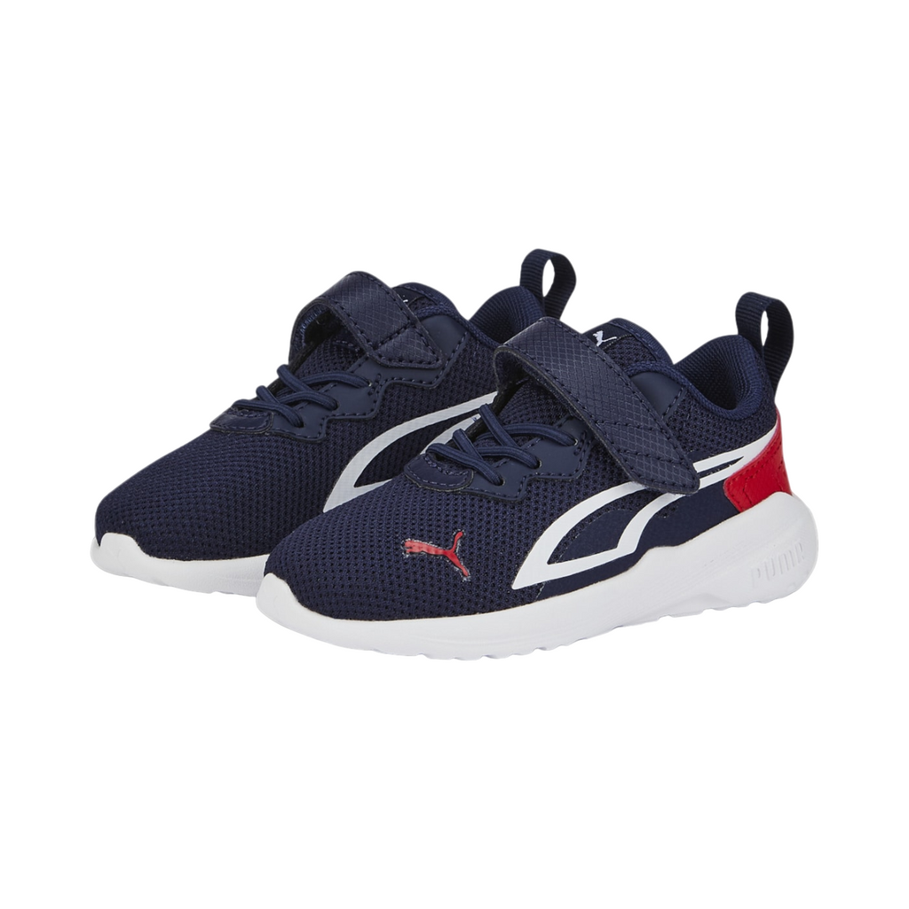 Puma All-Day Active Sneakers Bambino Blu Bianco Rosso - 387388/07
