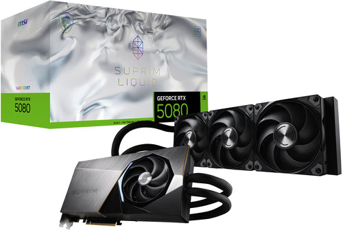 MSI VGA GEFORCE RTX 5080 16G SUPRIM LIQUID SOC [RTX508016GSUPRIMLIQUIDSOC]
