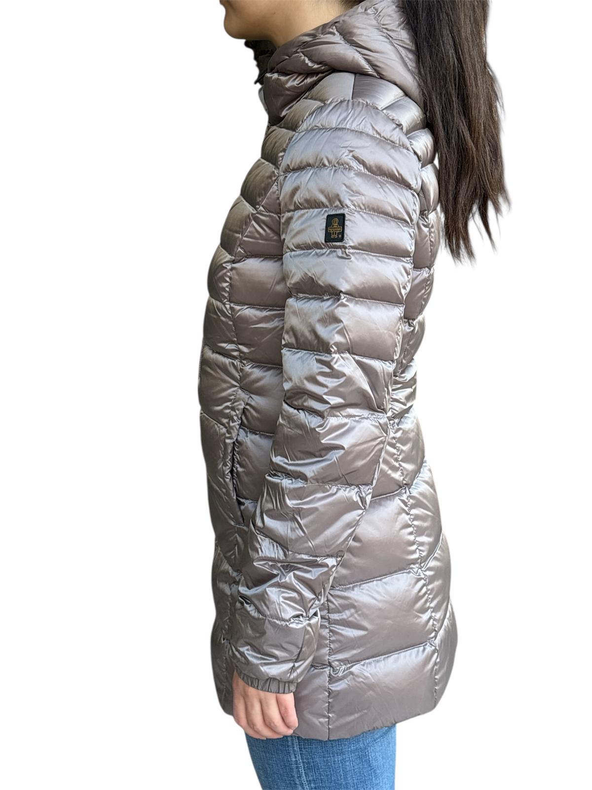 RefrigiWear Piumino Long Mead Jacket W98108 Fango Donna