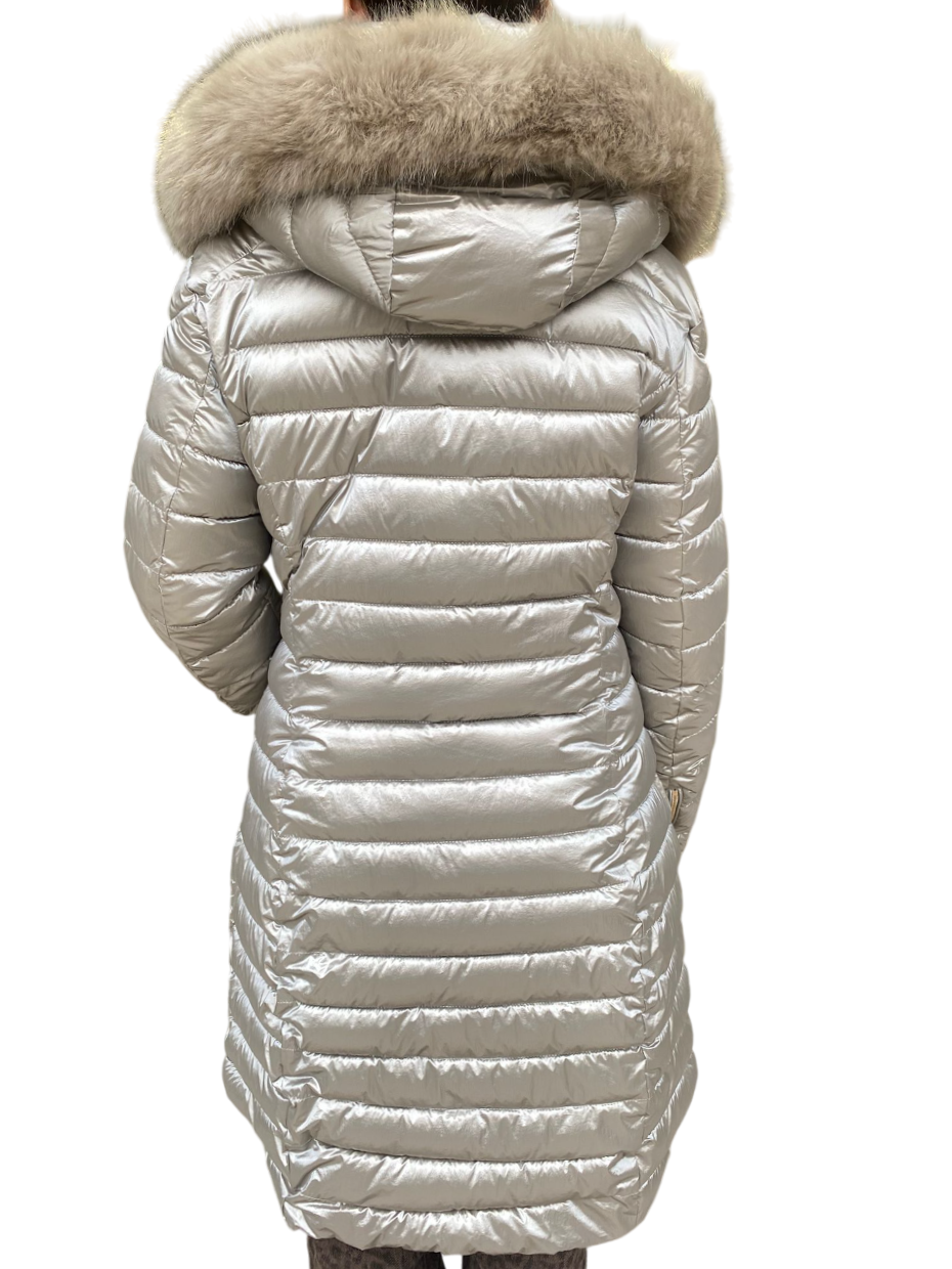 Relish – Piumino Donna DIESSAM Lungo RDA2505010024 Beige | Urban-Chic, Calore e Stile Versatile per l’Inverno