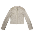 Relish giubbino effetto pelle da donna con collo coreano Ambrose RDP2405011001 betulla