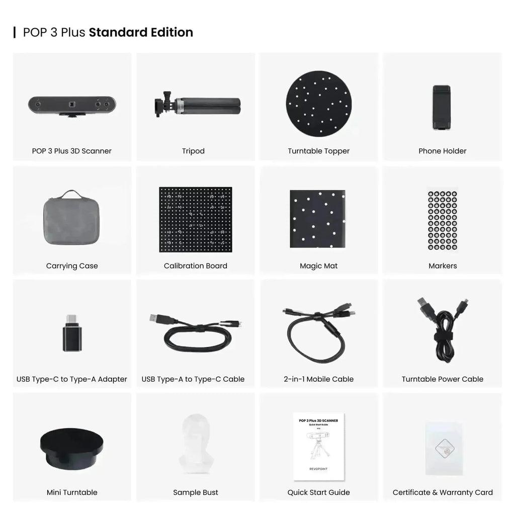 REVOPOINT POP 3 PLUS SCANNER 3D